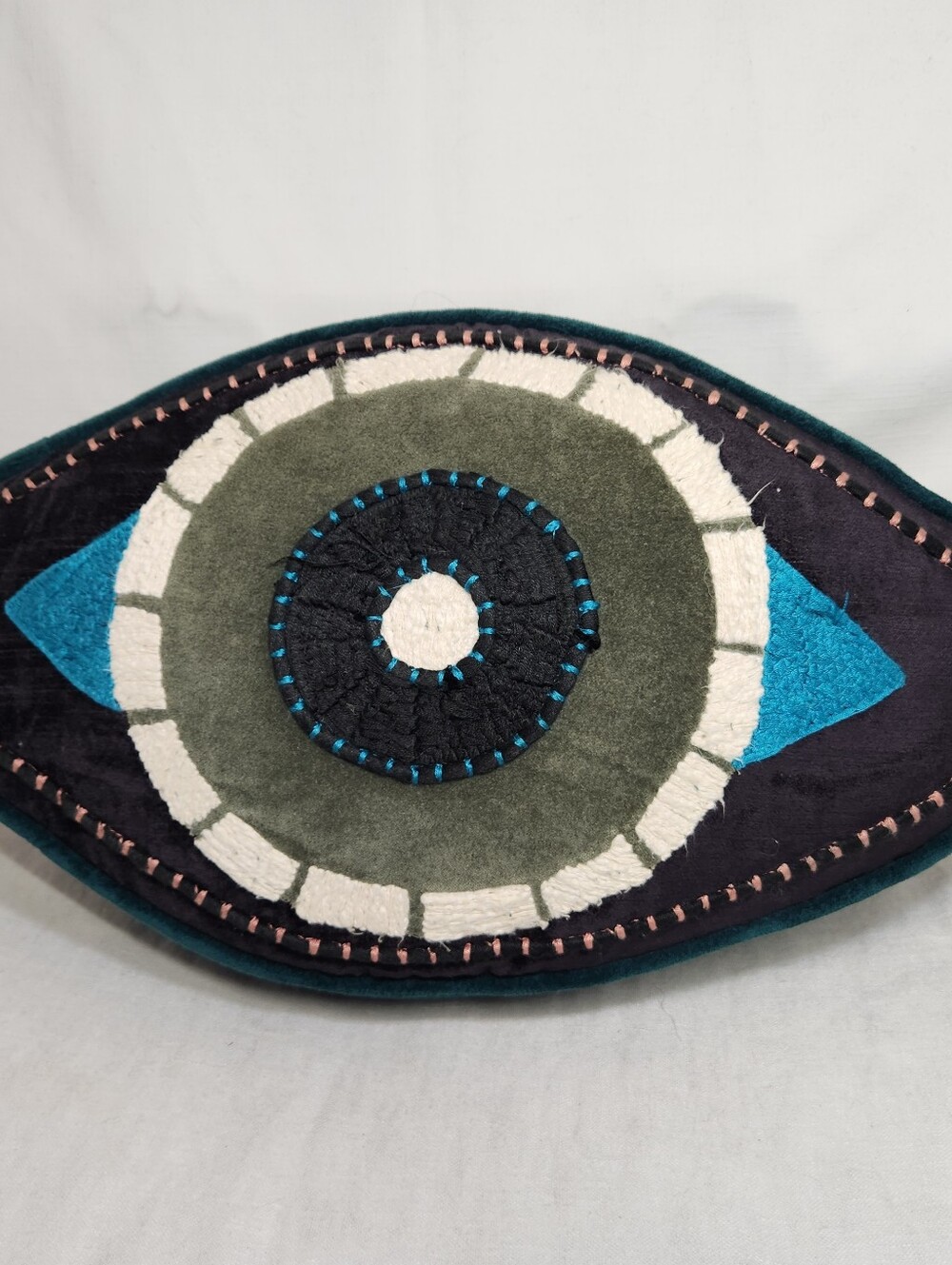 World Market Evil Eye Throw Pillow